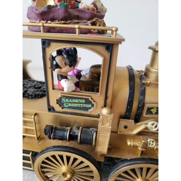 Mr Christmas Cannonball train AS IS Xmas Mickey Mouse Donald Duck Snow White dec - Picture 4 of 15